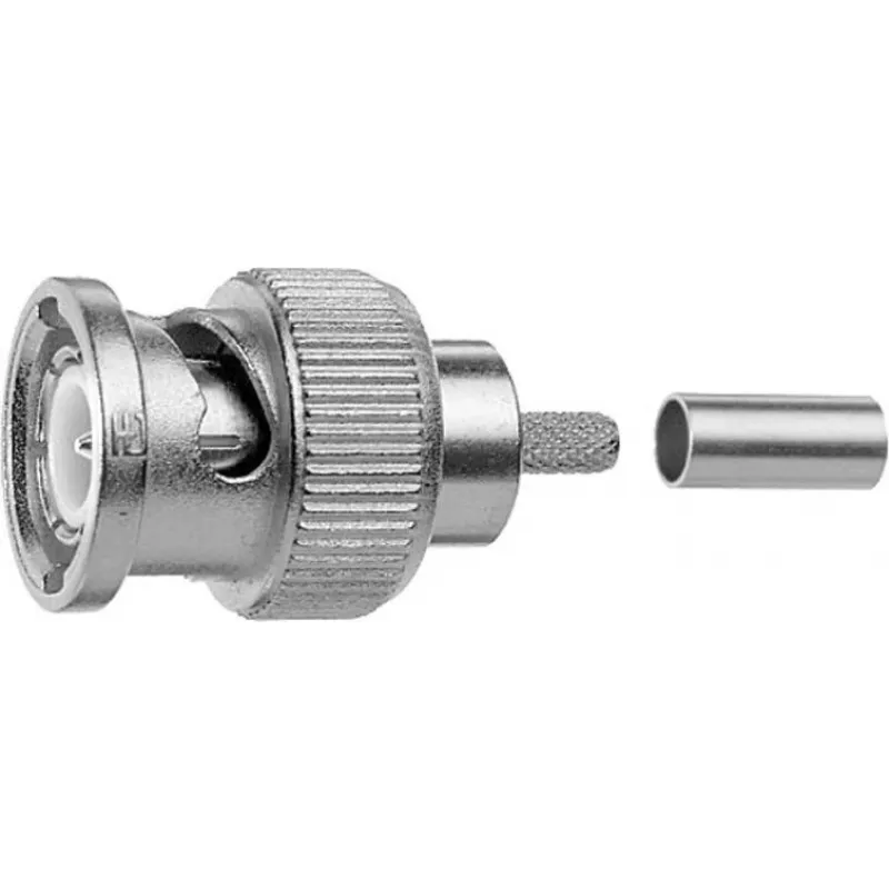 Ficha BNC Telegärtner crimp Professional, 50 Ohm, para LMR-240, pack de 5