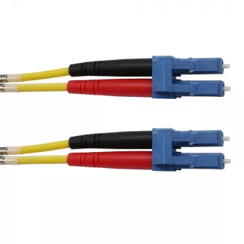 Cabo de rede TELEGÄRTNER LC para LC Single-Mode OS2 duplex, 5 m, amarelo