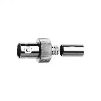 Conector fêmea de cabo BNC Telegärtner crimp G30 50 Ohm para LMR-240, pack de 5 J01001A0073