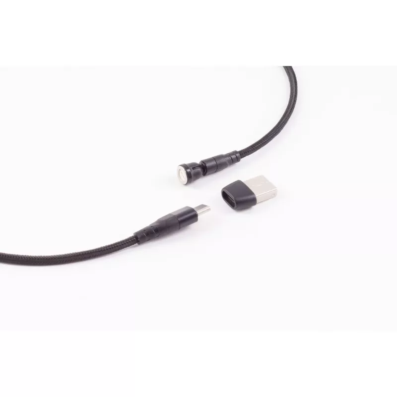 Cabo de carregamento magnético 6-em-1 ShiverPeaks BS14-19020 USB 540°, 60W, 1 m, preto