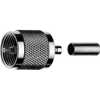 Ficha UHF TELEGÄRTNER crimp para RG 214/U, pack de 5 (J01040A0010)