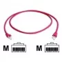 Cabo de rede Telegärtner CAT 6A S/FTP Crossover RJ45 5 m vermelho LSZH L00003A0078