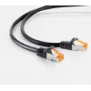 Cabo de rede S CONN MAXIMUM CONNECTIVITY Cat.6A S/FTP exterior, 3 m, preto 08-26045