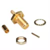 Conector fêmea SMA Telegärtner crimp de encastrar para RG-316/U, dourado, 50 Ohm, DC-6 GHz J01151A0001Z