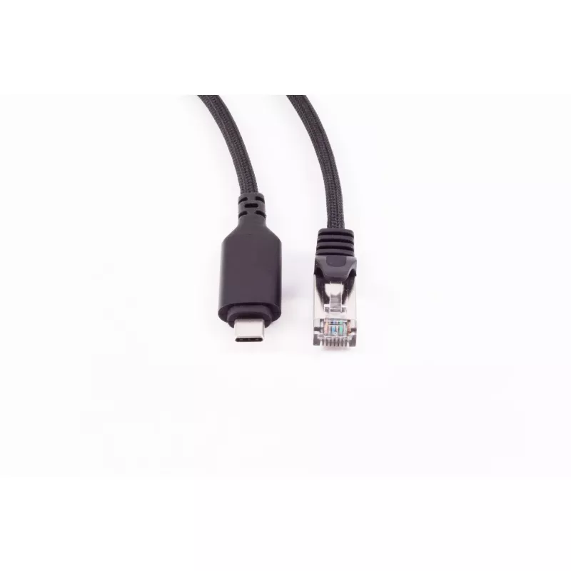 SHIVERPEAKS Cabo adaptador USB-C para RJ45 Gigabit Ethernet, alumínio, preto, 1m (BS14-51025)