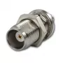 Telegärtner Adaptador coaxial TNC fêmea para SMA fêmea, 50 Ohm, DC-6 GHz, níquel/ouro J01019A0028