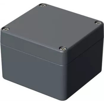 BOPLA Caixa universal de alumínio cinzento prateado (RAL 7001) 75 x 80 x 57 A 105 01105000.MT1