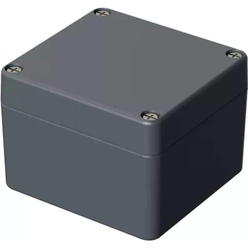 BOPLA Caixa universal de alumínio cinzento prateado (RAL 7001) 75 x 80 x 57 A 105 01105000.MT1
