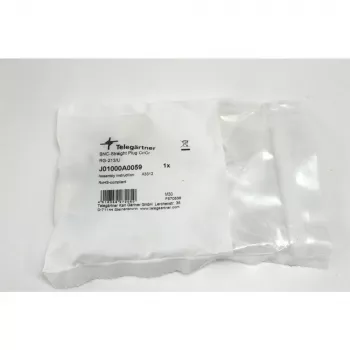 Telegärtner Conector macho BNC de crimpar para cabo, 50 Ohm, RG-213/U, 1 unid. (J01000A0059)