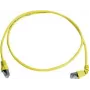 Telegärtner 100008019 Cabo patch CAT 6a S/FTP, RJ45, 1 m, amarelo, LSZH, ignífugo