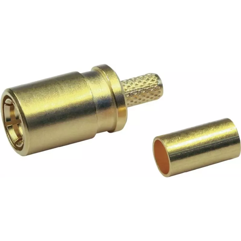 Telegärtner Conector SMB fêmea reto para montagem em PCB painel 50 Ohm J01161A0691