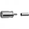 Telegärtner Conector SMB fêmea reto para montagem em PCB painel 50 Ohm J01161A0691