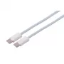 S CONN MAXIMUM CONNECTIVITY Cabo de carregamento USB-C, 2.0, 240W, azul, têxtil, 1,5m (14-22151)