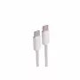 SHIVERPEAKS Cabo de carregamento USB-C, USB 2.0, 60W, branco, têxtil trançado, 0,5m (BS14-21016)