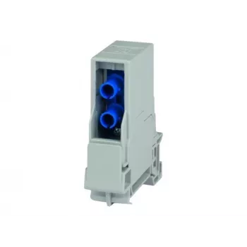 TELEGÄRTNER STX Módulo de conexão de fibra ótica para calha DIN com adaptadores ST e SC-Duplex, Monomodo/Multimodo H82000A0022