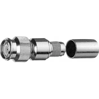 Telegärtner ficha TNC de crimpagem para cabo G42, 50 Ohm, Telealloy, 2,7/7,1, 5 peças (J01010A0053)