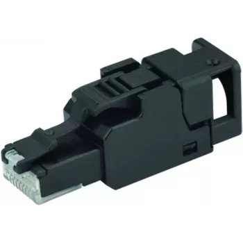 Telegärtner 100023052 Ficha RJ45 UFP8 Cat.6A não blindada de montagem em campo T568B