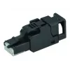 Telegärtner 100023052 Ficha RJ45 UFP8 Cat.6A não blindada de montagem em campo T568B