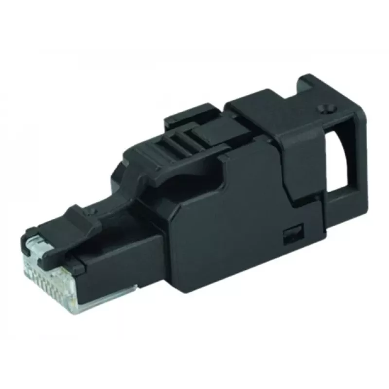 Telegärtner 100023052 Ficha RJ45 UFP8 Cat.6A não blindada de montagem em campo T568B