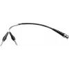 Cabo de medição coaxial Telegärtner L00010A1845 1 m BNC para banana dupla, preto