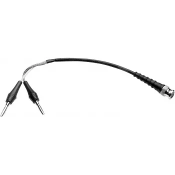 Cabo de medição coaxial Telegärtner L00010A1845 1 m BNC para banana dupla, preto