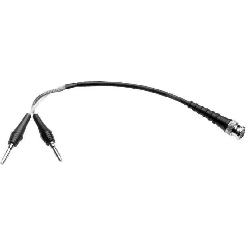 Cabo de medição coaxial Telegärtner L00010A1845 1 m BNC para banana dupla, preto