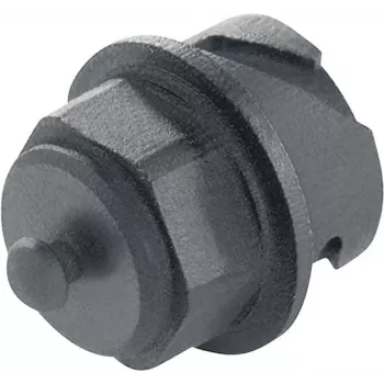 Tampa de proteção TELEGÄRTNER H80030A0000 para RJ45, plástico preto, proteção contra pó para portas de rede não utilizadas
