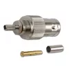 Conector fêmea de cabo BNC Telegärtner crimp G04 75 Ohm para RG-179B/U, pack de 5 J01003B0021