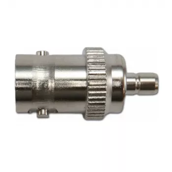 Adaptador coaxial Telegärtner conector fêmea BNC para ficha SMB, 50 Ohm, reto J01008F0033