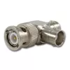 Adaptador BNC Telegärtner J01004A0616, ficha BNC para 2x conector fêmea BNC