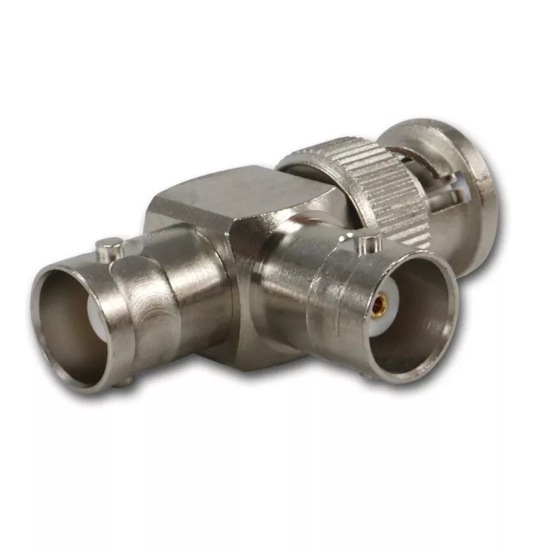 Telegärtner J01004A0616 adaptador BNC, BNC macho para 2x BNC fêmea