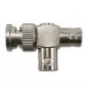 Telegärtner J01004A0616 adaptador BNC, BNC macho para 2x BNC fêmea