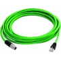 Cabo de rede Cat6a S/FTP Telegärtner, 2 m, verde