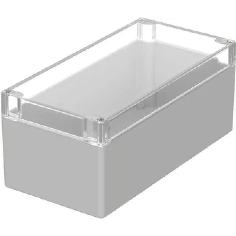 Bopla EUROMAS M 242 G 02242100 caixa universal, 240 x 120 x 100 mm, policarbonato, cinzento claro