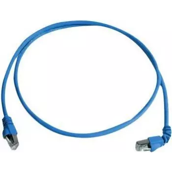 Cabo de rede CAT 6a S/FTP Telegärtner 100008016, RJ45, 0,5 m, azul, LSZH, 10 Gbps