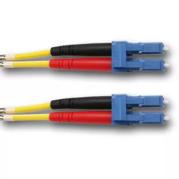 Cabo de rede de fibra ótica LC para LC Single-Mode OS2 duplex TELEGÄRTNER, 2 m, amarelo L00871A0003