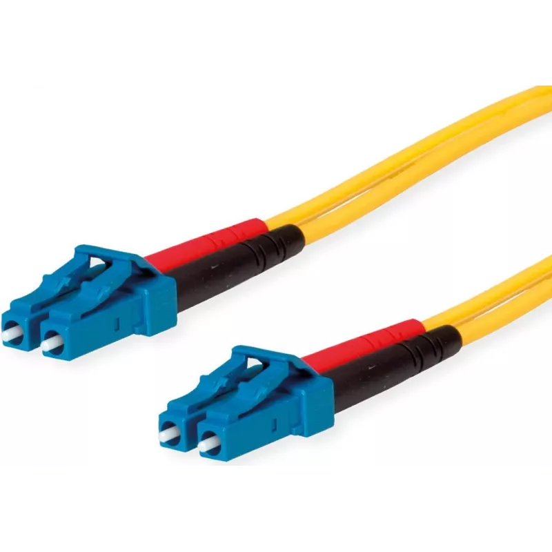 Cabo de rede LC para LC Single-Mode OS2 duplex Telegärtner, 3 m, amarelo L00872A0002