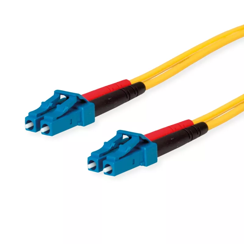 Cabo de rede LC para LC Single-Mode OS2 duplex Telegärtner, 3 m, amarelo L00872A0002