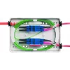 Módulo de dados RJ45 blindado Cat.6A Telegärtner H02050A0104, IDC sem ferramentas, 10G, IP20