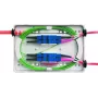 Módulo de dados RJ45 blindado Cat.6A Telegärtner H02050A0104, IDC sem ferramentas, 10G, IP20