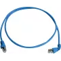 Cabo de rede Telegärtner Cat 6A S/FTP, PiMF, azul, 2,0 m, uma extremidade angular L00001A0159