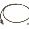 Cabo de rede Telegärtner Cat 6A S/FTP, PiMF, azul, 2,0 m, uma extremidade angular L00001A0159
