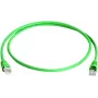 Telegärtner cabo de rede Cat.5e UTP LSZH, RJ45, verde, 0,5 m