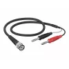 Telegärtner L00010A1844 cabo de medição coaxial BNC para 2x banana de 0,5 m, preto