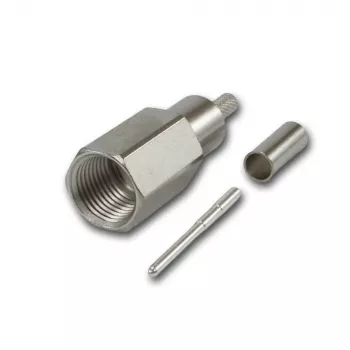 Telegärtner ficha de cabo FME de cravar G07 cravar/cravar, Low Cost, 15 dB / 2 GHz, B2725, G07 (RG-316/U) - 5 unid. J01700A0010