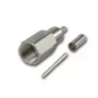Telegärtner ficha de cabo FME de cravar G07 cravar/cravar, Low Cost, 15 dB / 2 GHz, B2725, G07 (RG-316/U) - 5 unid. J01700A0010