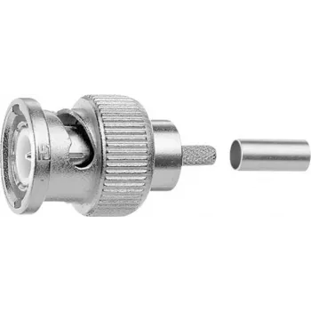 Telegärtner ficha BNC de cravar 50 Ohm para RG-142B/U, Professional, pack de 5 J01000A0008