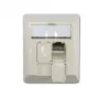 Telegärtner tomada de rede RJ-45 blindada Cat.6, branco-pérola