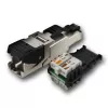 TELEGÄRTNER DataVoice Office ficha RJ45 blindada Cat.6A para montagem em campo, 5-9 mm J00026A2003