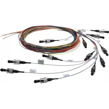 Telegärtner L00819A0067 cabo de ligação de fibra ótica ST multimodo